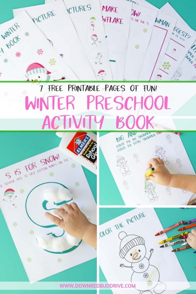 Preschool Winter Activity Book Free Printable Activity Book