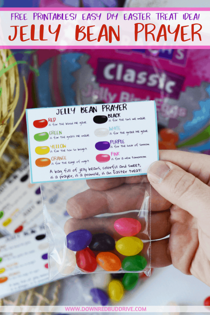 Jelly Bean Prayer Printable Easy DIY Easter Treat