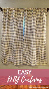 Easy DIY Curtains