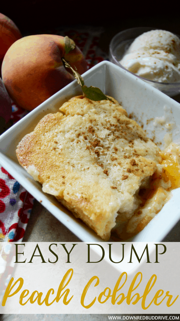 Easy Dump Peach Cobbler