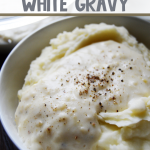 white gravy recipe