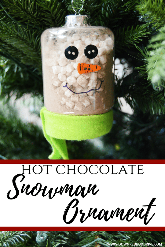 Hot Chocolate Snowman Ornament