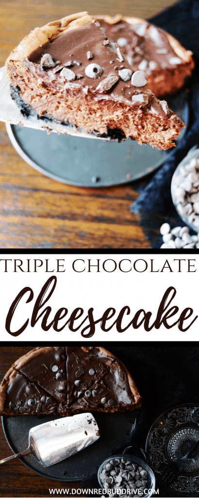 Triple Chocolate Cheesecake