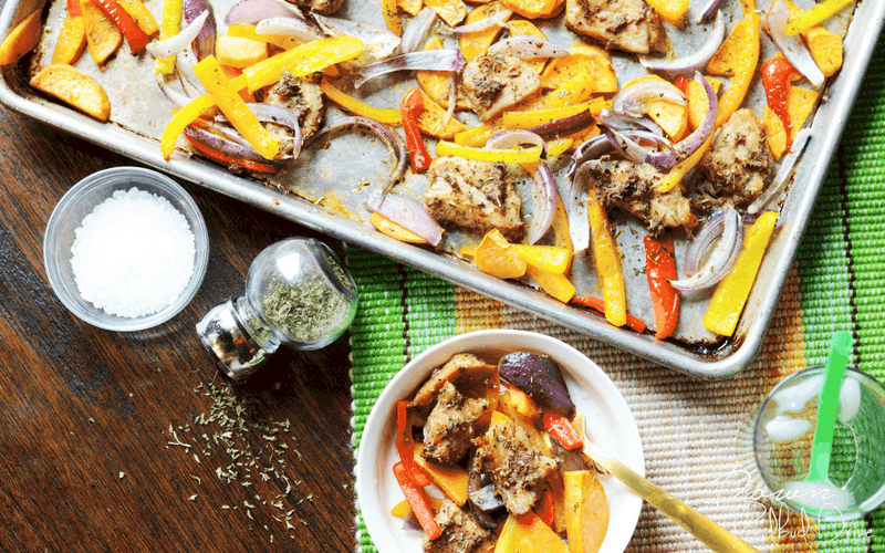 Sheet Pan Pork and Peppers