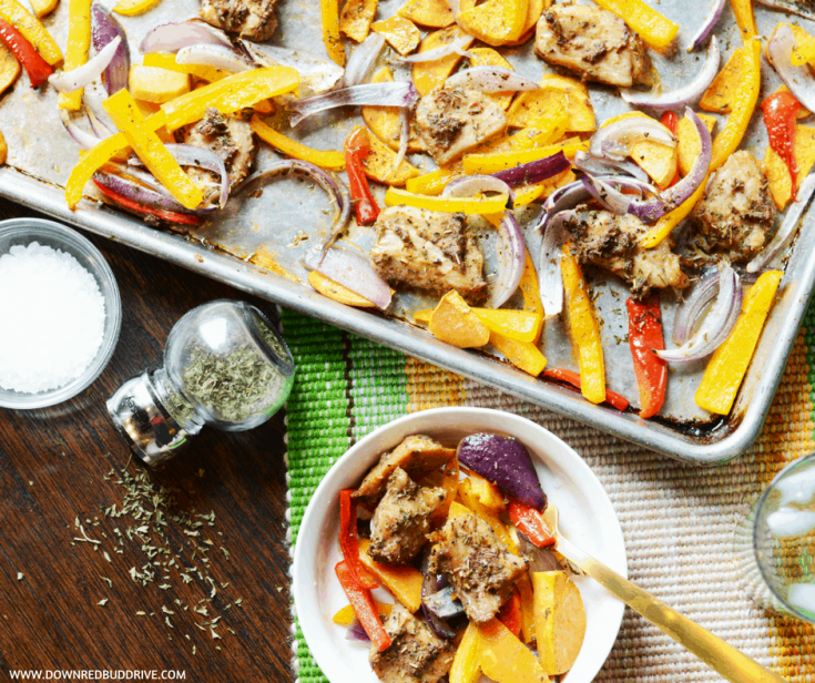 Sheet Pan Pork and Peppers