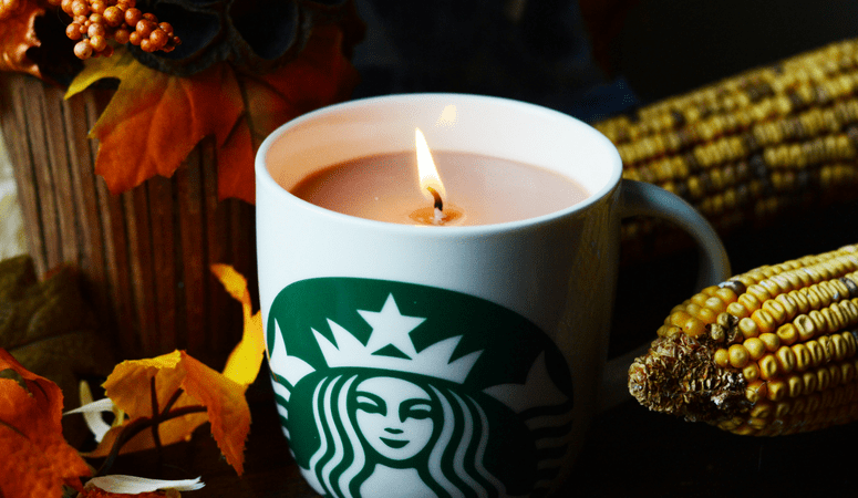 Starbucks Candle | Easy DIY Gift Idea for Coffee Lovers!