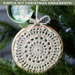 DIY Doily Ornaments
