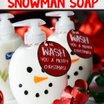 DIY Snowman Soap