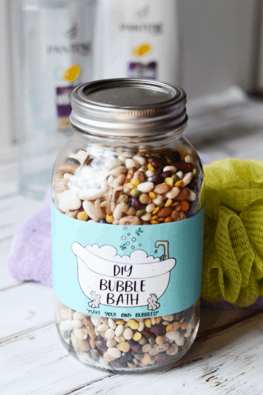 DIY Bubble Bath Gag Gift