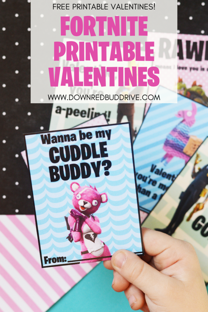 Free Printable Fortnite Valentines
