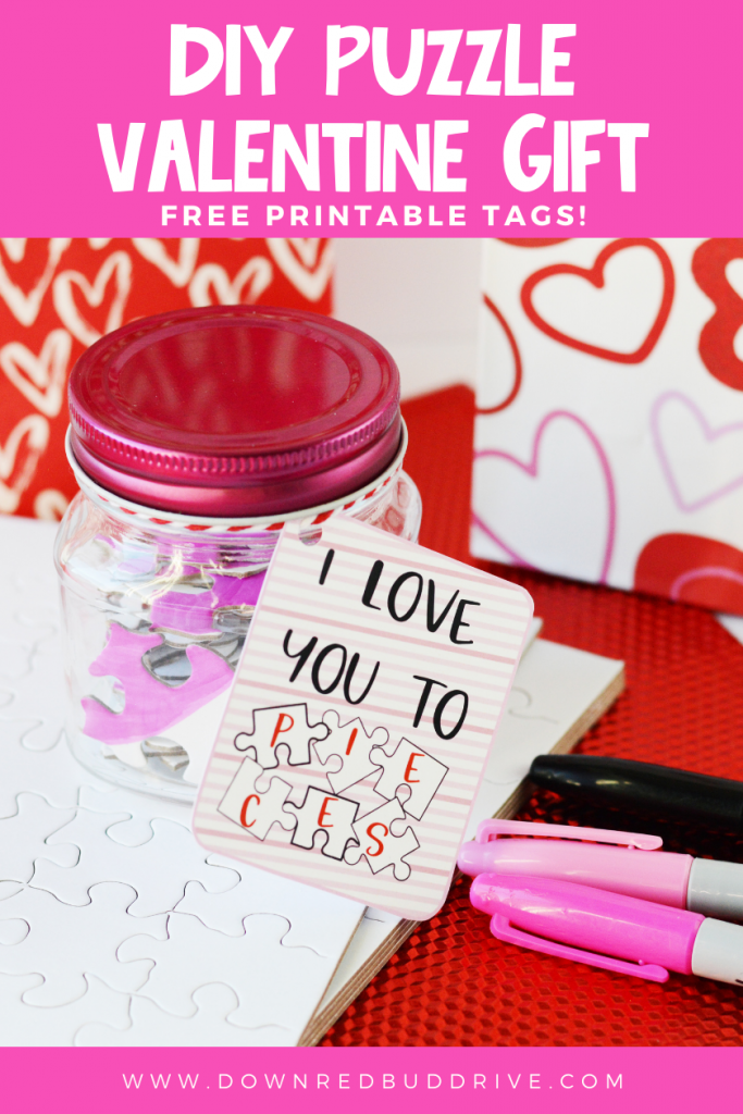 DIY Puzzle Valentines