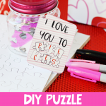 DIY Puzzle Valentines