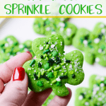 Shamrock Sprinkle Cookies