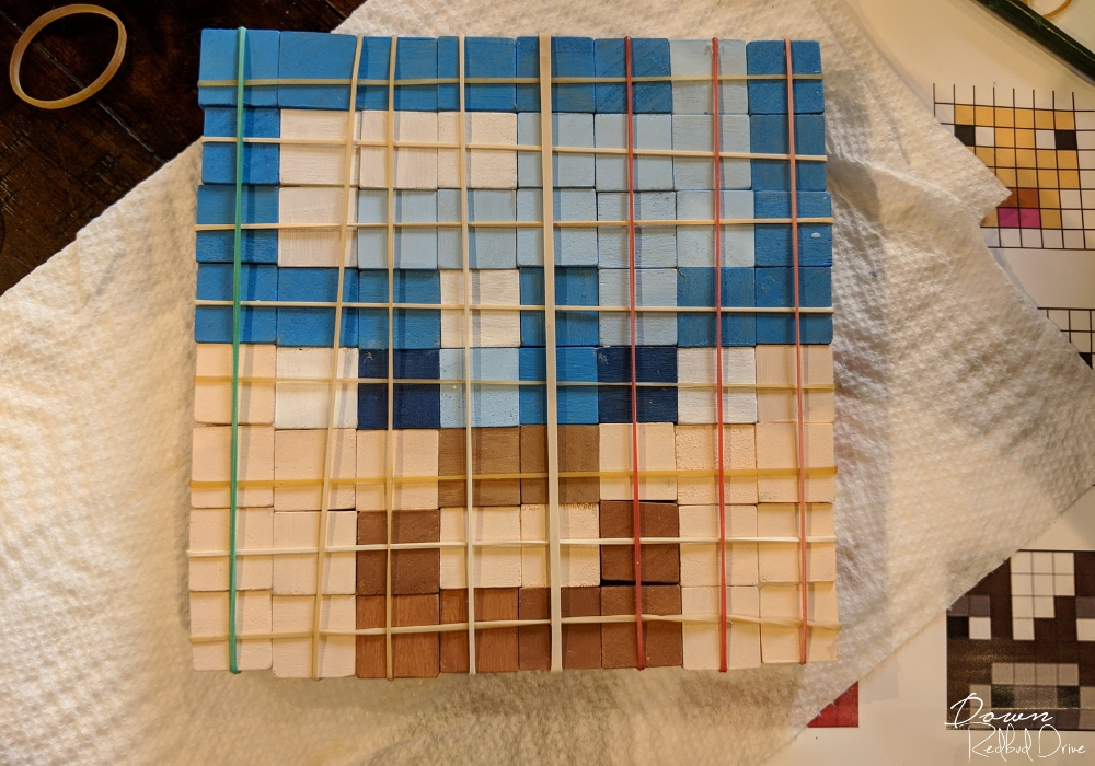 DIY Minecraft Painted Blocks » SKrafty