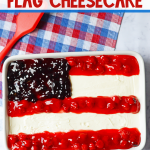 american flag cheesecake