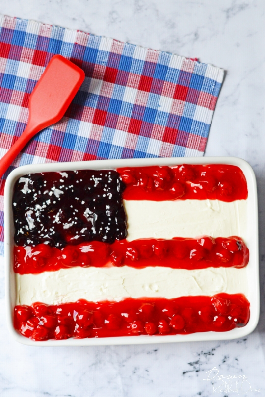 American Flag Cheesecake
