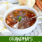 Grandma's Hamburger Soup