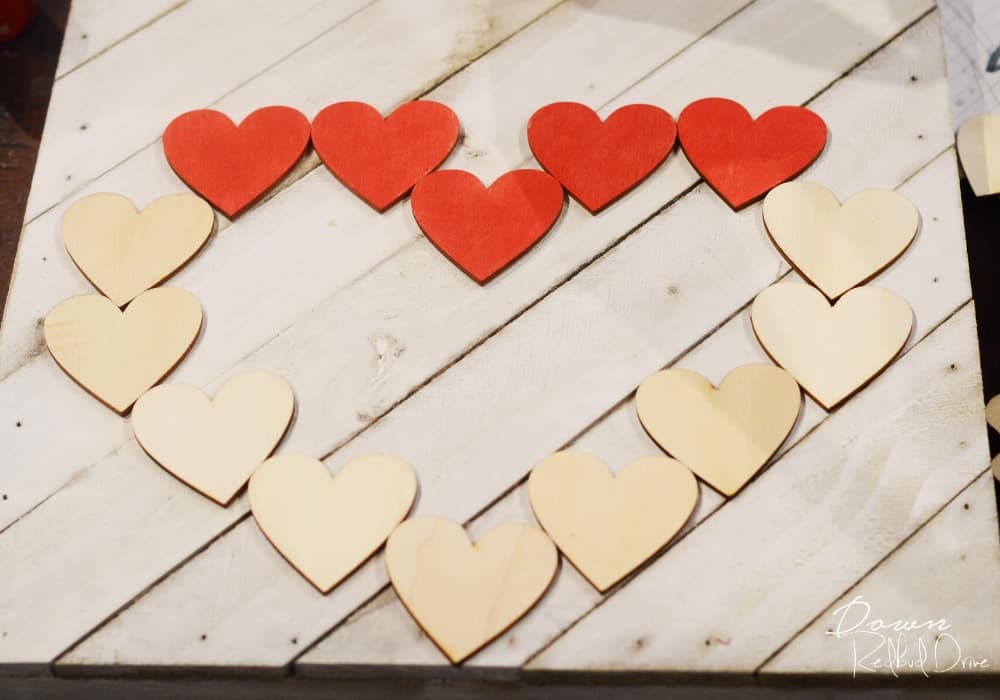 Wooden Heart Valentine Sign DIY