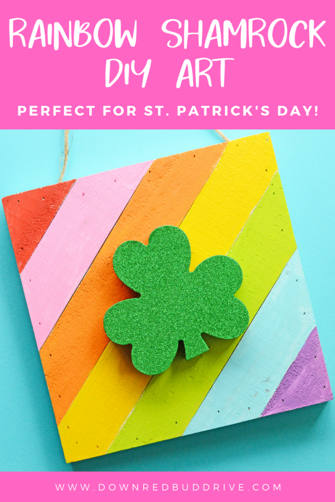 Rainbow Shamrock Art