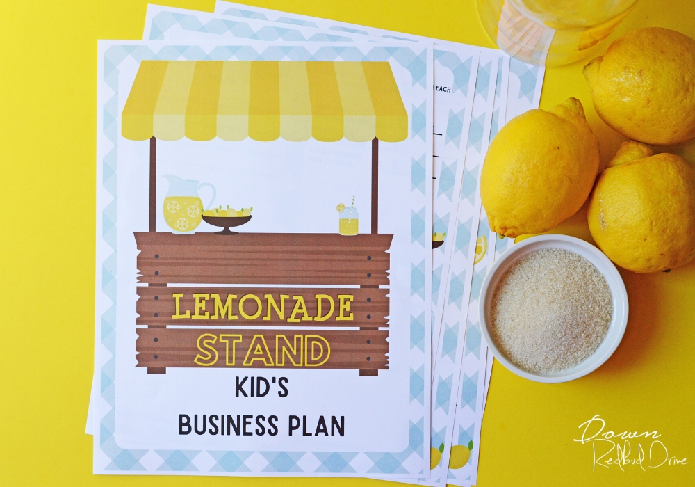 lemonade stand business plan template