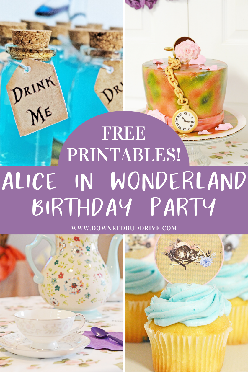 Alice In Wonderland Birthday Party | Tons of free printables and ideas!