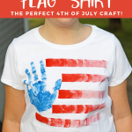 Hand Print American Flag Shirt