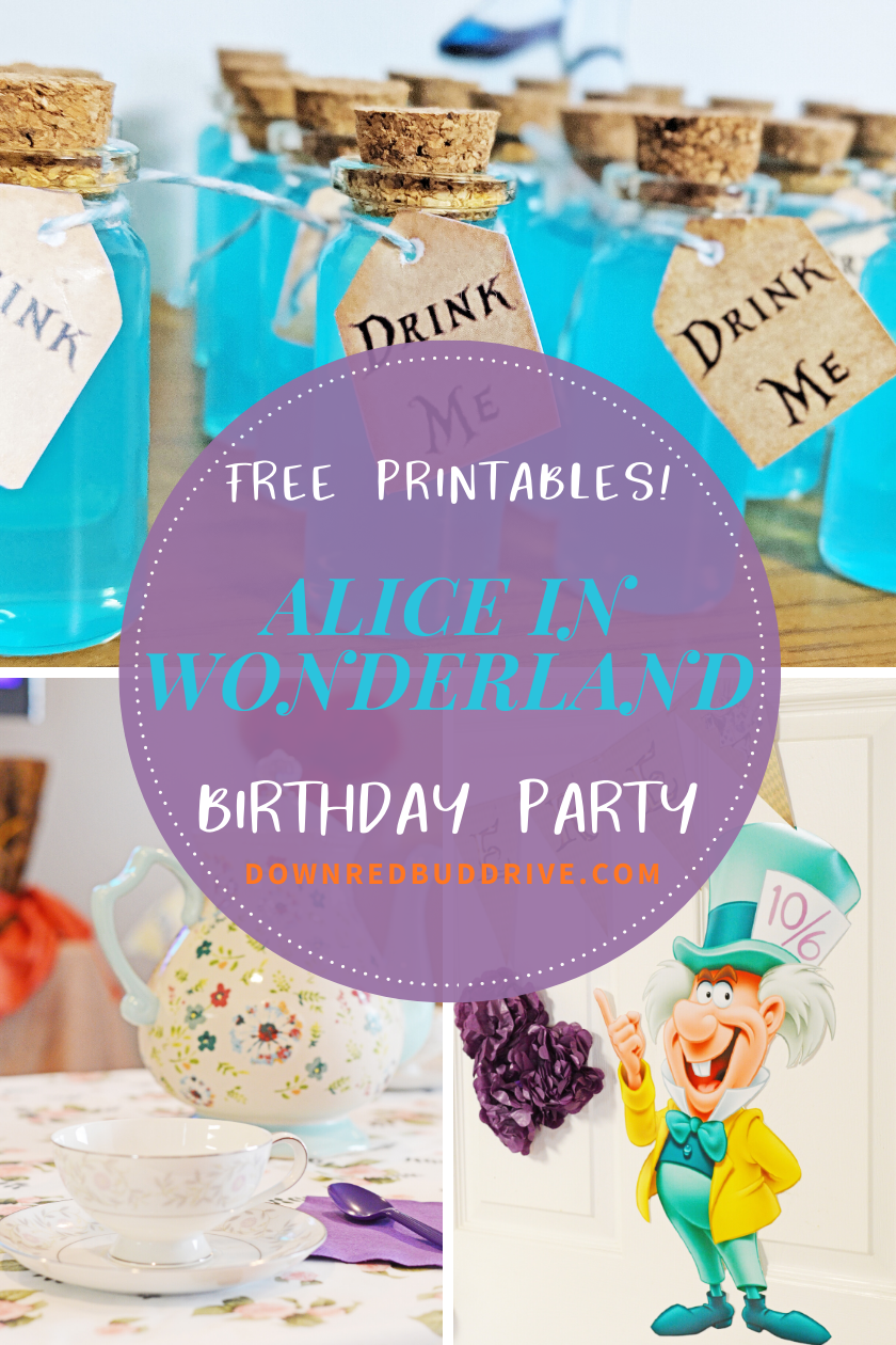Alice In Wonderland Birthday Party | Tons of free printables and ideas!