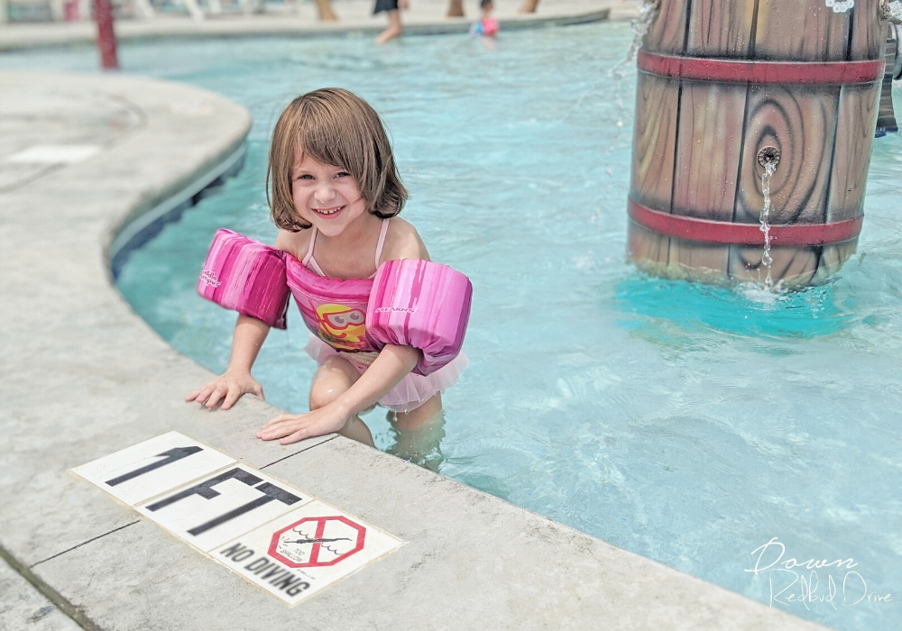 Captain's Quarter's Resort kiddie pool