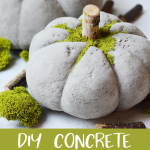DIY Concrete Pumpkins