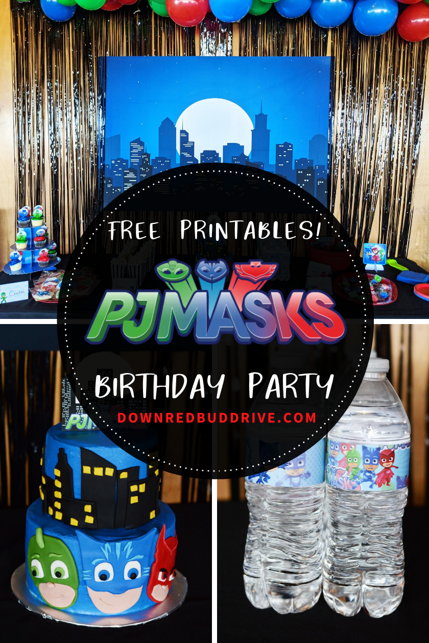 PJ Masks Birthday Party | Lots of Ideas and Free Printables!