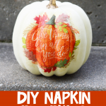 DIY Napkin Pumpkins
