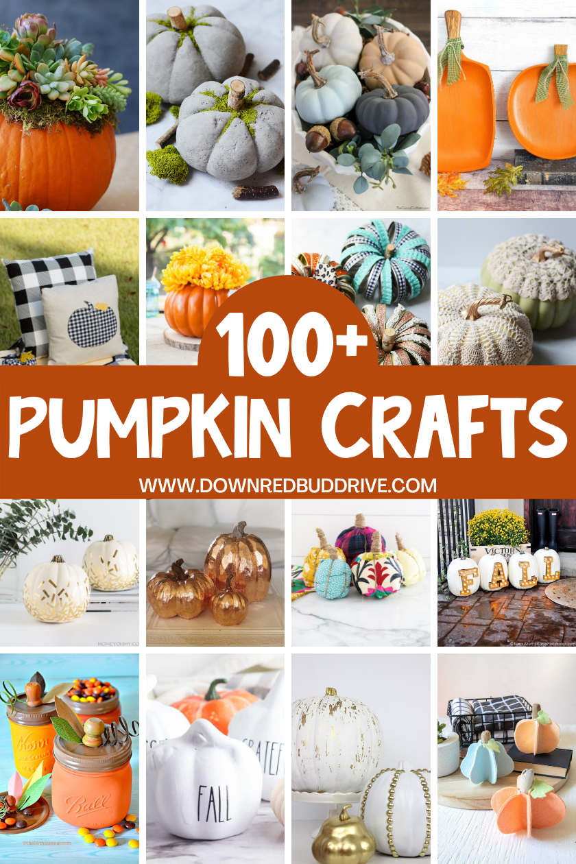 100+ Pumpkin Crafts for Adults | Easy DIY Fall Home Decor Ideas!