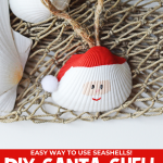 DIY Santa Seashell Ornament