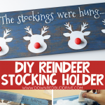 Reindeer Stocking Holder DIY