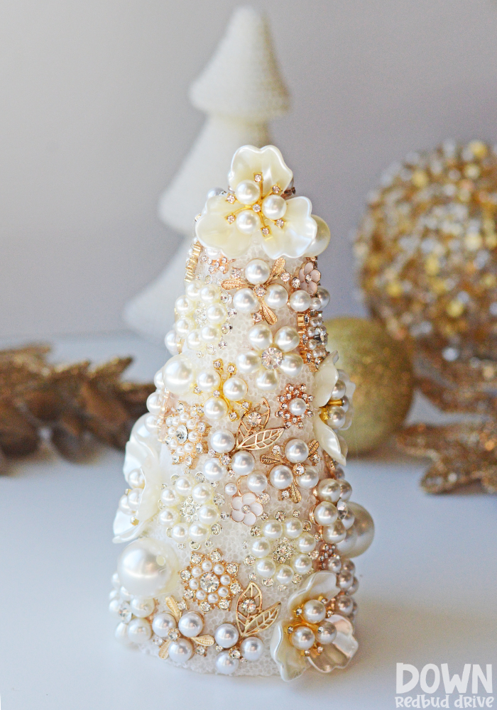 Jeweled Christmas Tree DIY