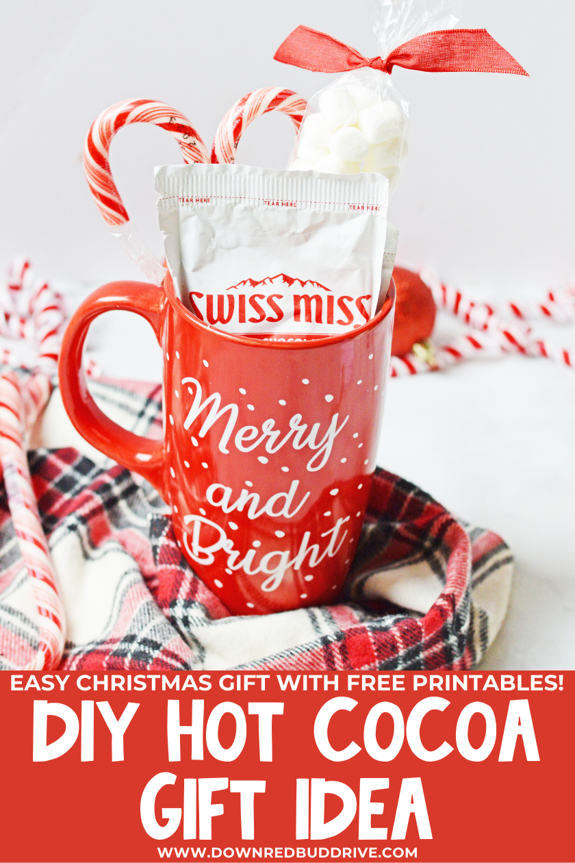 DIY Hot Cocoa Gift Idea | Free printable gift tags too!