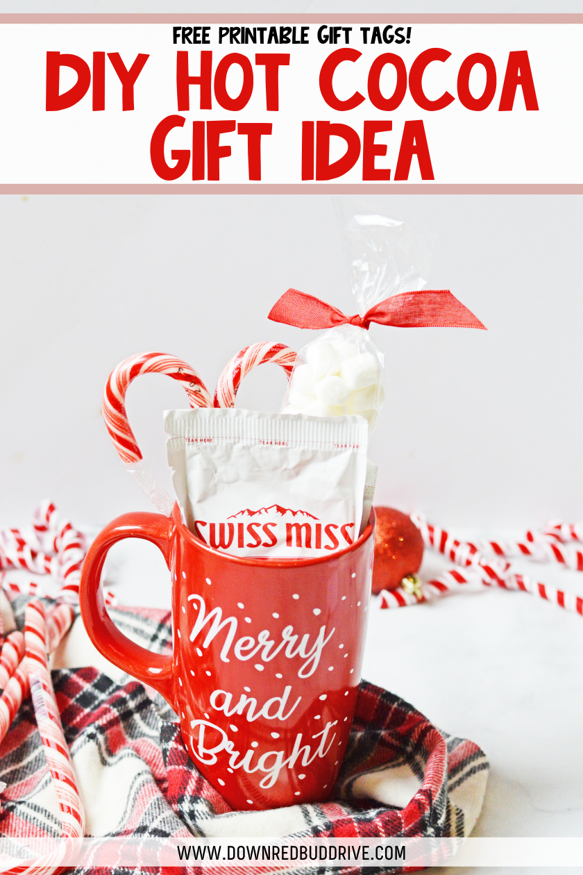 DIY Hot Cocoa Gift Idea | Free printable gift tags too!