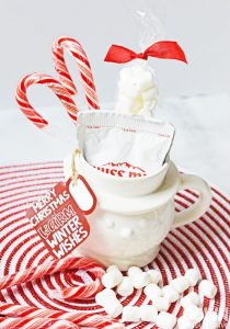 DIY Hot Cocoa Gift Idea | Free printable gift tags too!