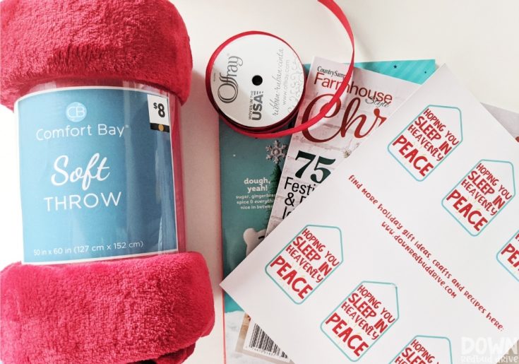 DIY Sleep In Heavenly Peace Gift | Free printable gift tag too!