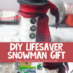 DIY Lifesaver Snowman Gift