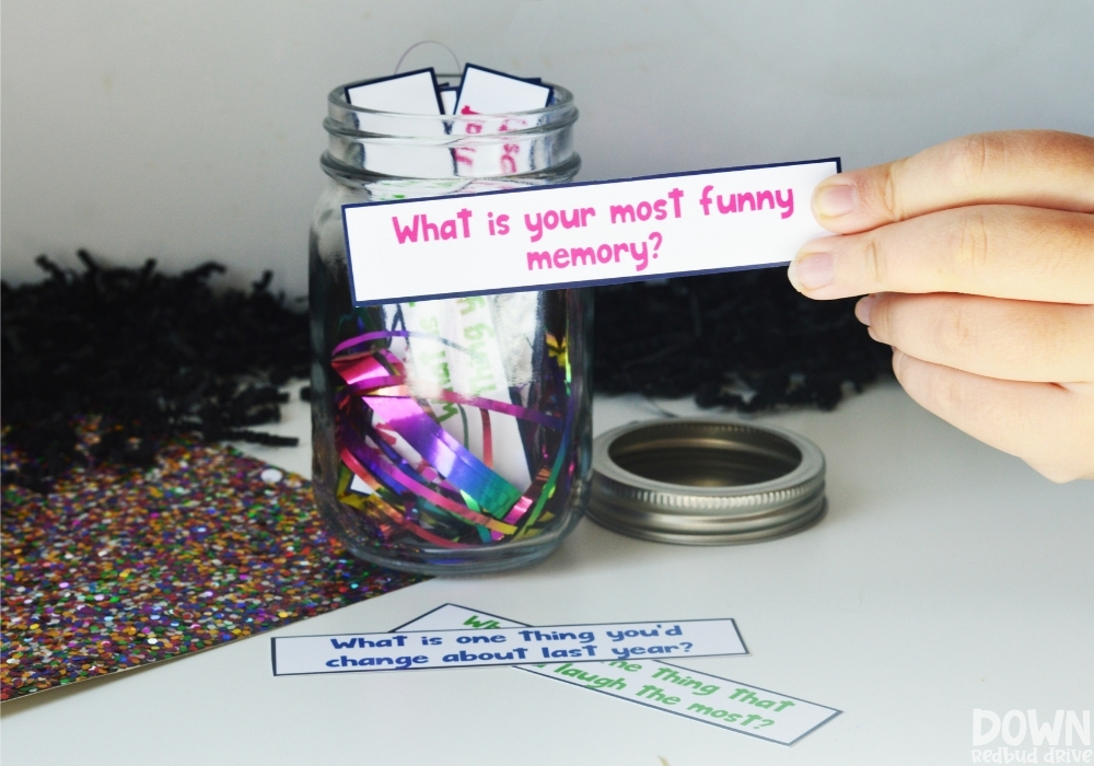New Year's Questions Activity | Printable questions for New Year's Eve!
