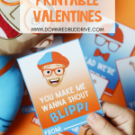 Printable Blippi Valentines