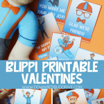 Printable Blippi Valentines