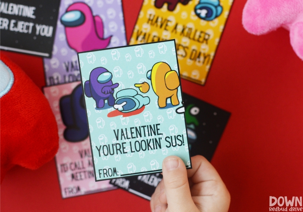 among us Can't spell sus without us | Valentines Among Us PNG JPG