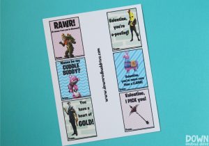 Printable Fortnite Valentines | Free Printable Fortnite Valentines