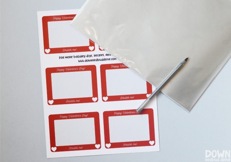 DIY Scratch Off Valentines | Free Printable Etch-A-Sketch Valentines!