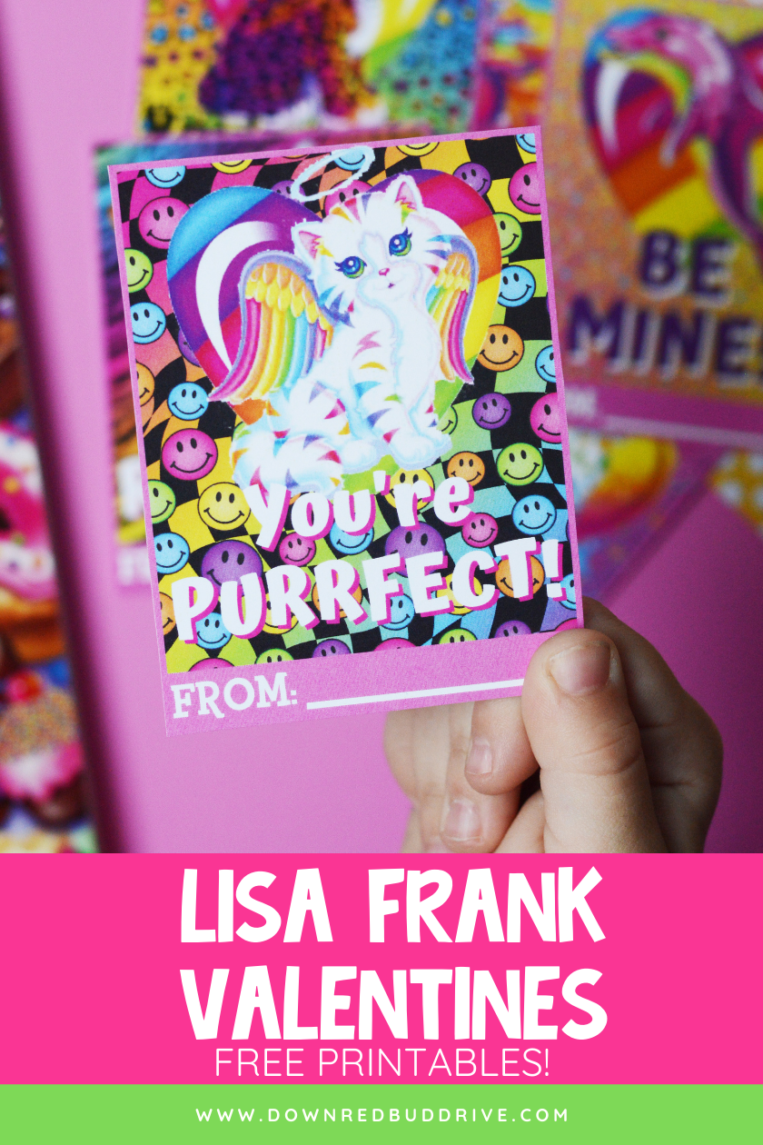 Lisa Frank Valentines cards printables 
