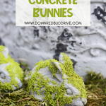 DIY Concrete Bunnies