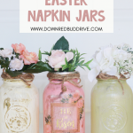 DIY Easter Napkin Jars