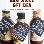DIY Father's Day BBQ Sauce Gift